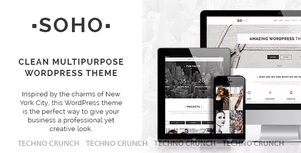 Themeforest : Soho - Clean Multi-Purpose WordPress Theme