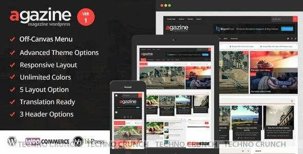 Themeforest : Agazine - Premium Retina Magazine WordPress Theme