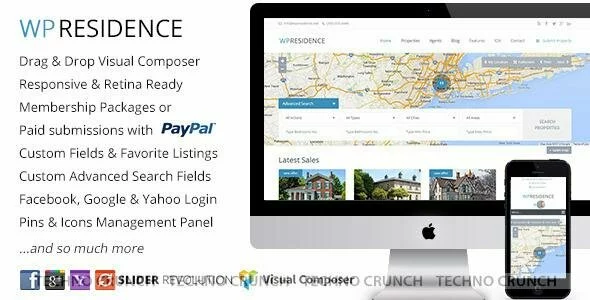 Themeforest : WP Residence - Real Estate WordPress Theme
