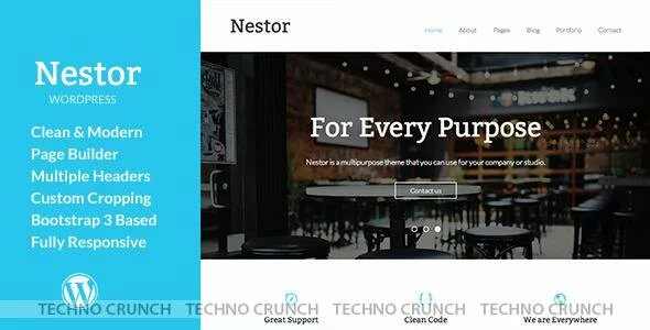 Themeforest : Nestor - Responsive WordPress Theme