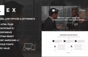 Themeforest : LEX - Lawyers, Law Offices & Attorneys HTML