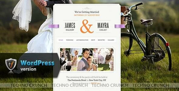 Themeforest : Just Married - Wedding WordPress Theme
