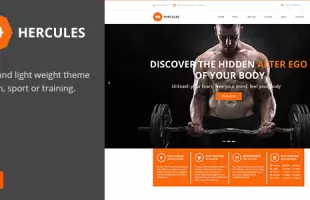 Themeforest : Hercules | Gym Fitness HTML Theme