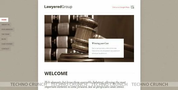 Themeforest : Lawyered Group - Responsive Retina WP One-Page