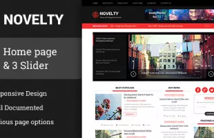 Novelty Magazine WordPress theme