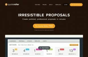 Quote Roller Awesome way to create send and track proposals