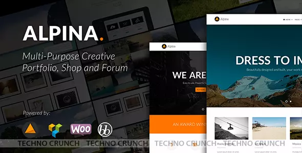 Themeforest: Alpina - Multi-purpose Creative Portfolio and Shop
