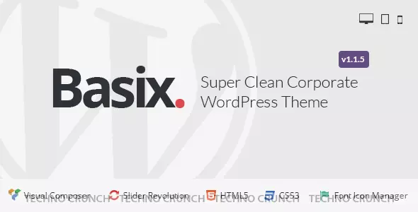 Themeforest : Basix - Corporate WordPress Theme