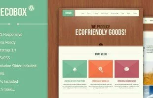 Themeforest: Ecobox - Responsive WordPress Theme