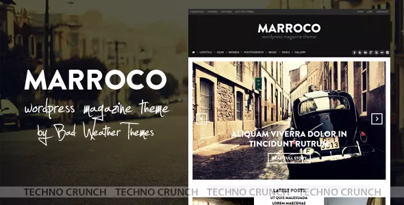 Themeforest : Marroco - Wordpress Magazine Theme