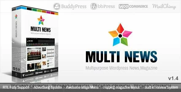 Themeforest : Multinews - Multi-purpose Wordpress News,Magazine