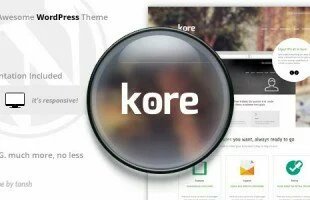 Themeforest : The Kore Responsive Business WordPress Theme