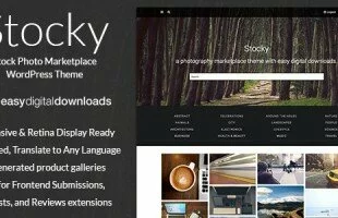 Themeforest: Stocky - A Stock Photography Marketplace Theme