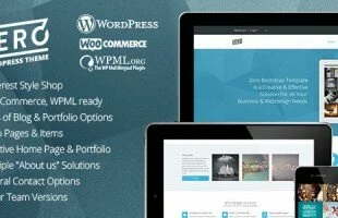 Themeforest : Zero - Responsive WordPress Template with Shop