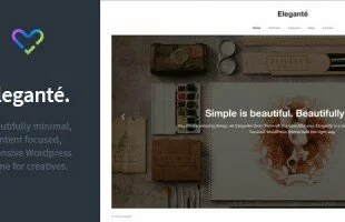 Elegante - Responsive Portfolio WordPress Theme