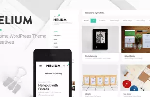 Helium - Modern Portfolio & Blog Theme